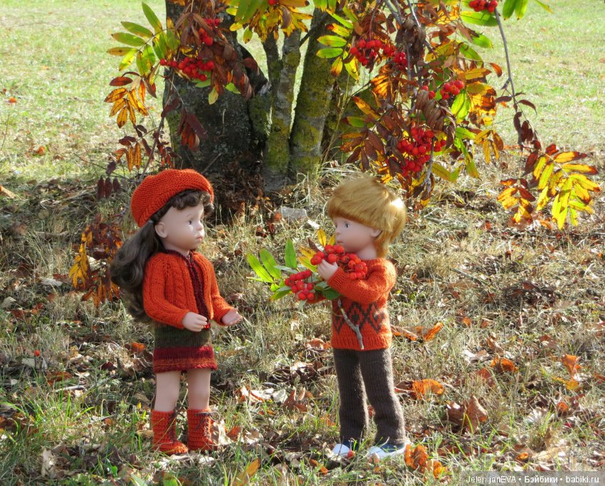 Осенний кукольный флешмоб.Спасибо за ваши краски