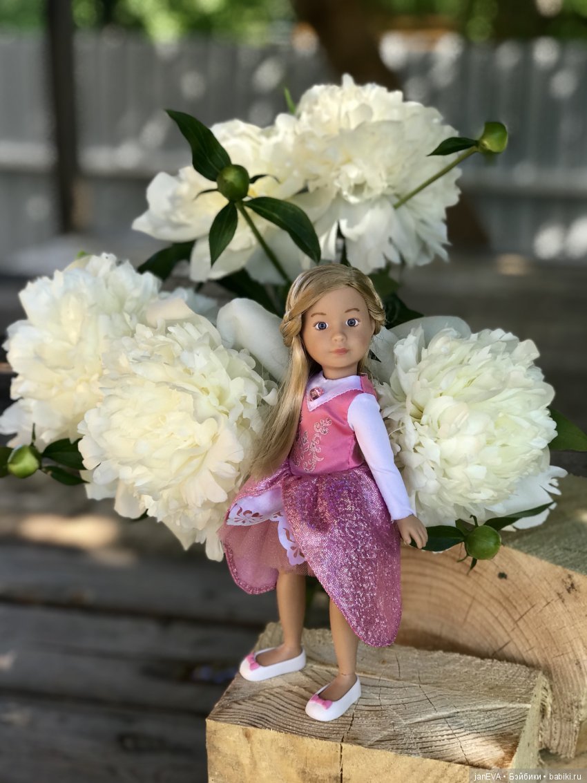 Белые облака пионов — Куклы Kathe Kruse (Кате/Кэте Крузе): фото (фото 9)