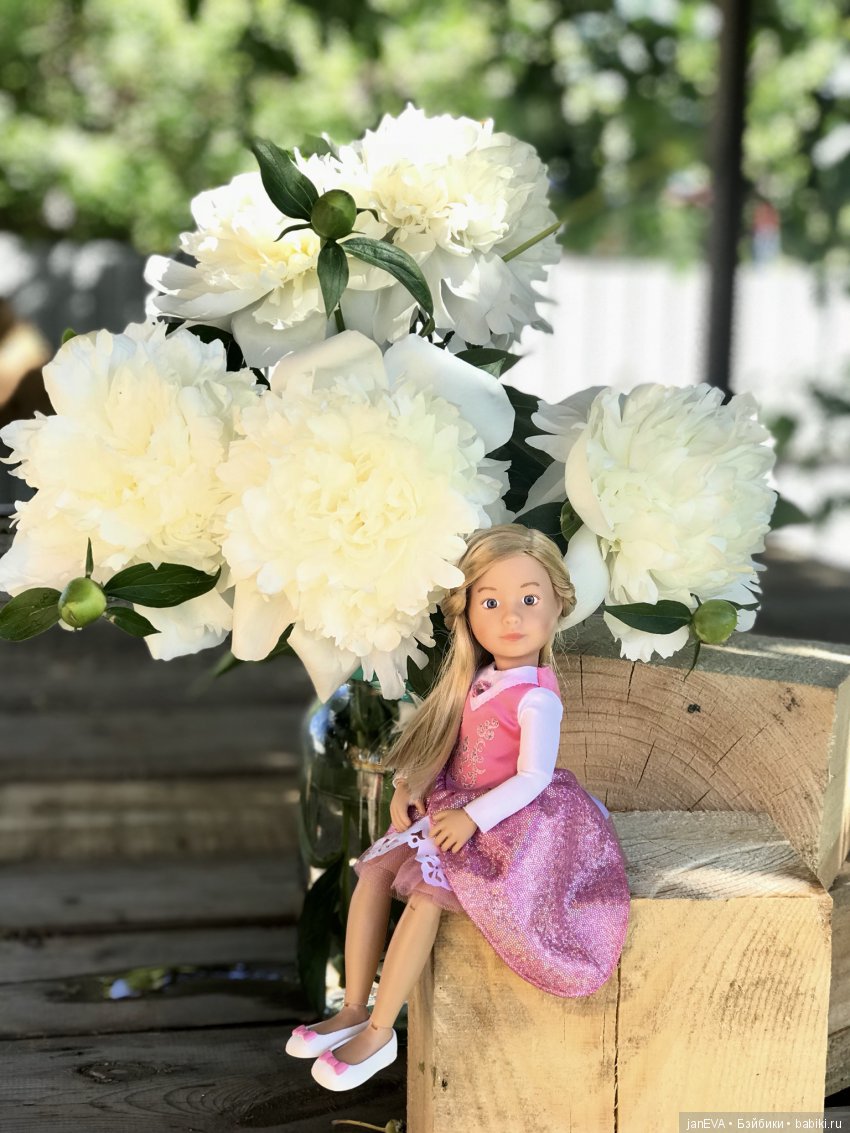 Белые облака пионов — Куклы Kathe Kruse (Кате/Кэте Крузе): фото (фото 8)