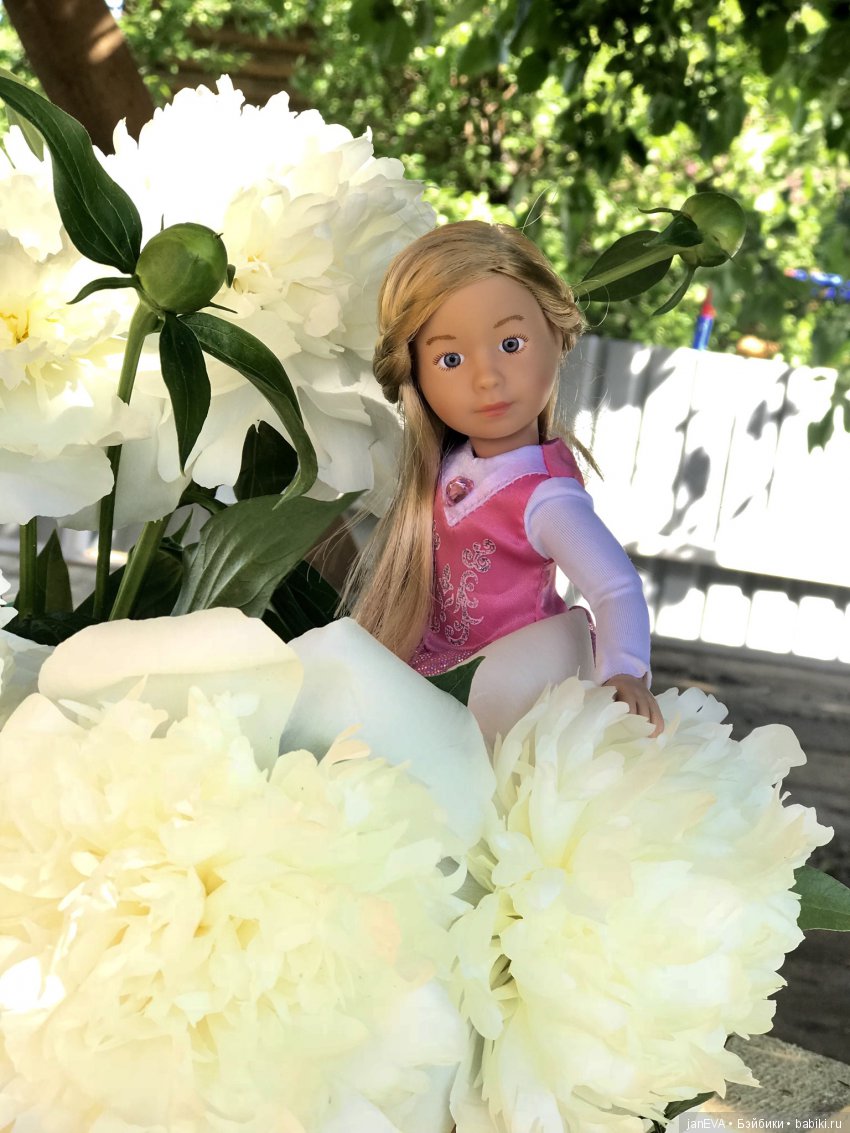 Белые облака пионов — Куклы Kathe Kruse (Кате/Кэте Крузе): фото (фото 10)