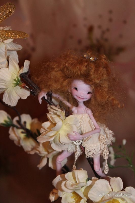 За окошком пурга, а у нас на душе Лето! БЖД Фея - Елвения. Elvenia "the elf" 14cm BJD от Dreamhigh studio (фото 4)
