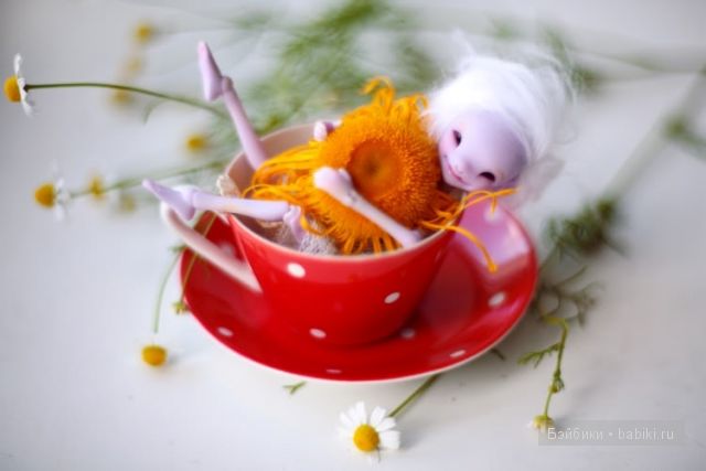 За окошком пурга, а у нас на душе Лето! БЖД Фея - Елвения. Elvenia "the elf" 14cm BJD от Dreamhigh studio (фото 6)