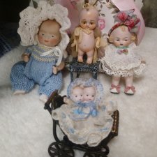 Эволюция пупсиков, от антикварных и до наших дней