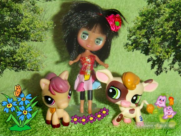 Пикник в сказочном лесу — Petite Blythe и LPS (Hasbro): Мини Блайз (фото 9)