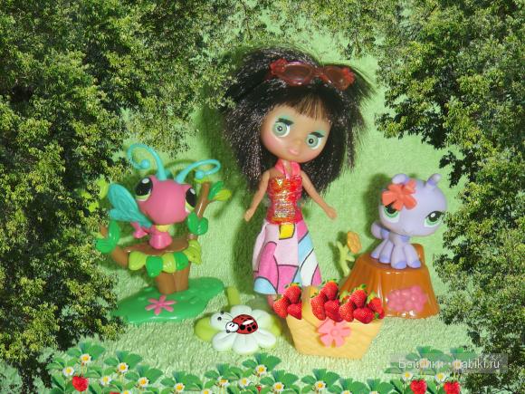 Пикник в сказочном лесу — Petite Blythe и LPS (Hasbro): Мини Блайз (фото 3)
