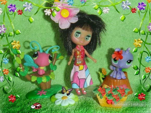 Пикник в сказочном лесу — Petite Blythe и LPS (Hasbro): Мини Блайз (фото 7)