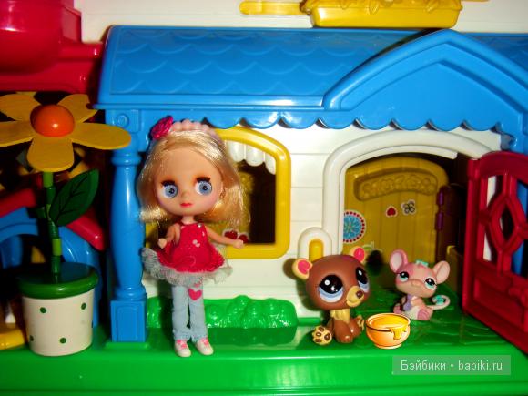 Машенька и медведь — Petite Blythe и LPS (Hasbro): Мини Блайз