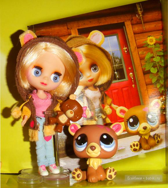 Машенька и медведь — Petite Blythe и LPS (Hasbro): Мини Блайз
