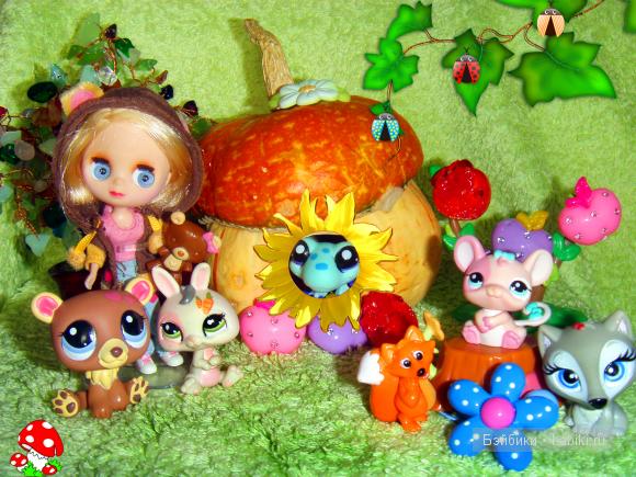 Машенька и медведь — Petite Blythe и LPS (Hasbro): Мини Блайз (фото 8)