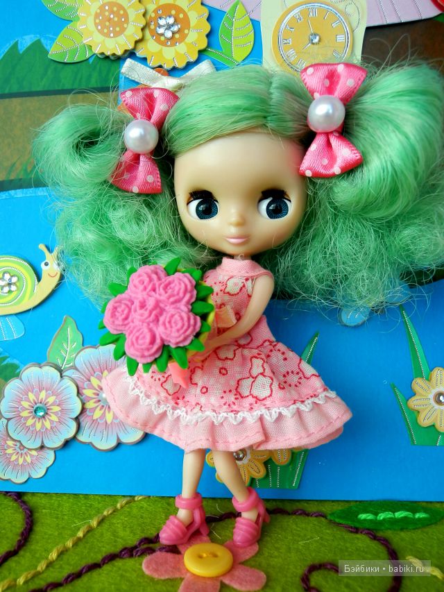 Petite blythe "Butterfly Wings" фирмы Takara (фото 7)