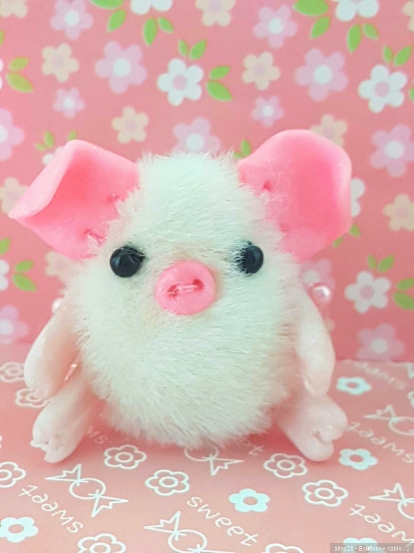 Мои свинки из полимерной глины (фото 7)