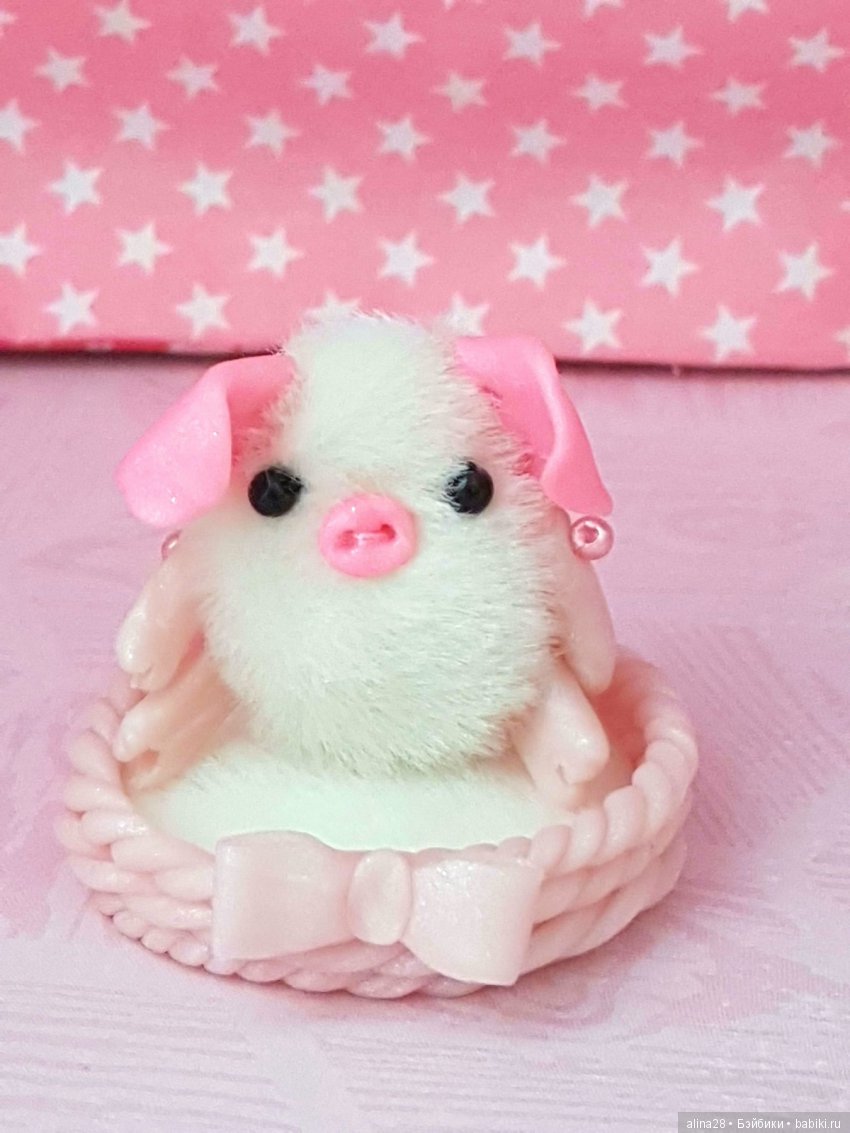 Мои свинки из полимерной глины (фото 8)