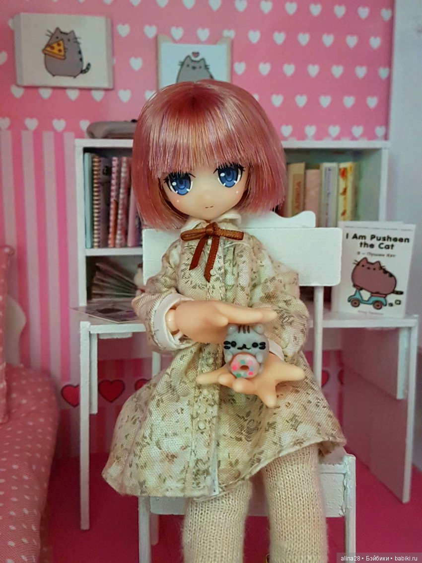 Кошка Пушин, Pusheen cat — Кукольная миниатюра своими руками: еда