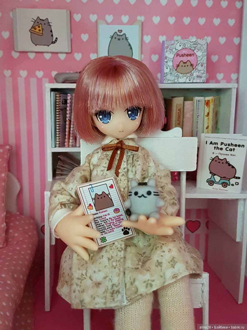 Кошка Пушин, Pusheen cat — Кукольная миниатюра своими руками: еда