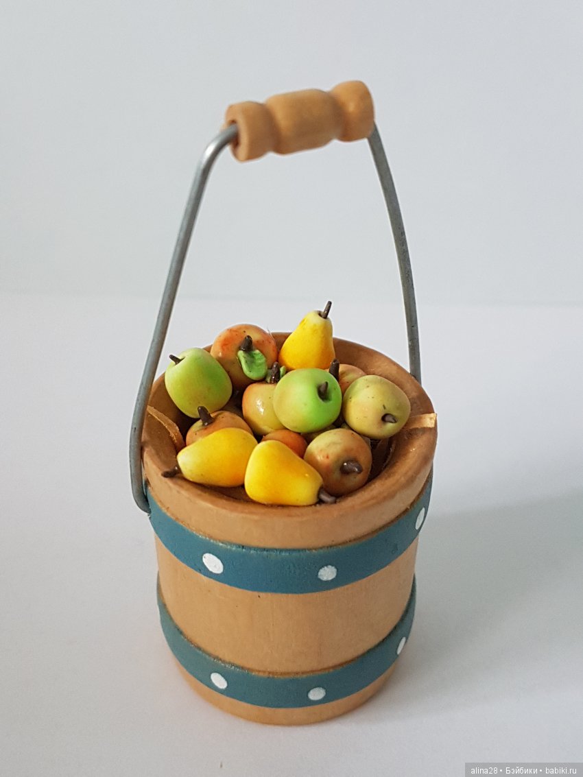 Яблоки и груши из полимерной глины (фото 2)
