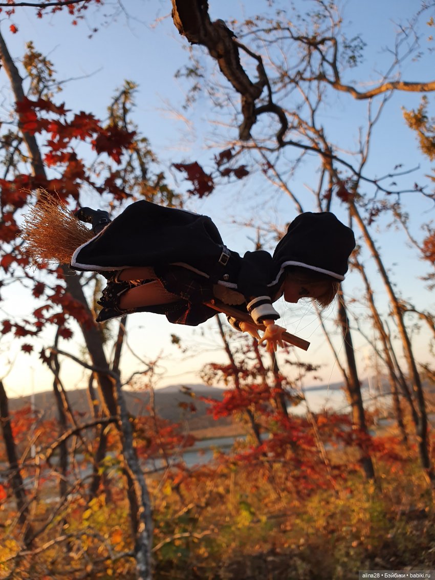 Как Юми учила летать на метле (фото 6)