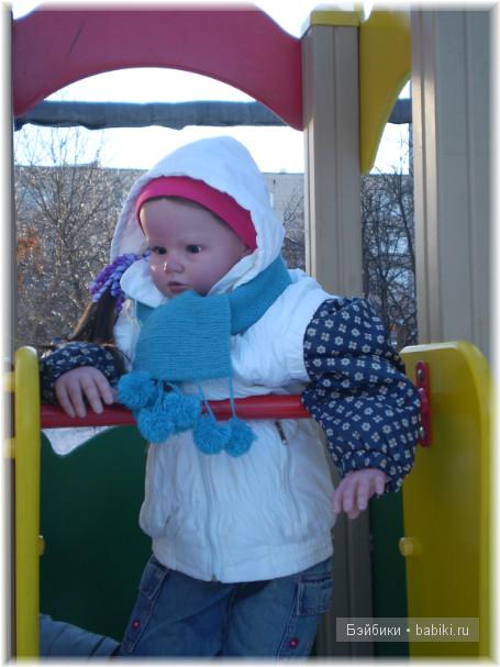 Зимняя прогулка! Кукла реборн Алианна (фото 4)