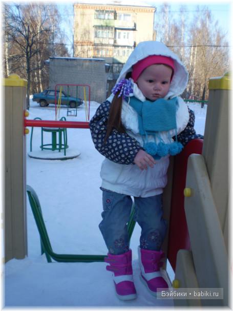 Зимняя прогулка! Кукла реборн Алианна (фото 3)