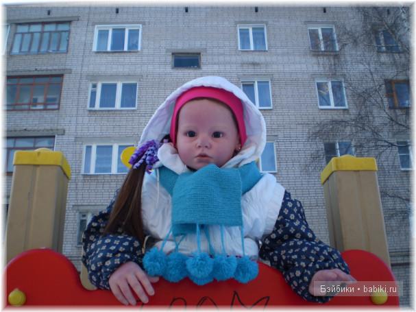 Зимняя прогулка! Кукла реборн Алианна (фото 2)