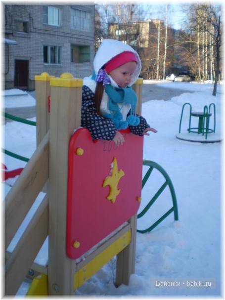 Зимняя прогулка! Кукла реборн Алианна