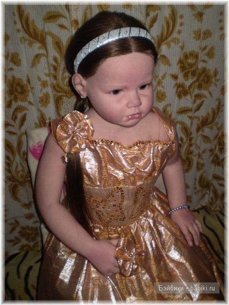 Сияния золота! Праздничное платья для Алианны своими руками