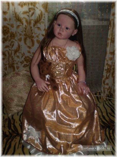 Сияния золота! Праздничное платья для Алианны своими руками (фото 6)