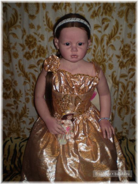 Сияния золота! Праздничное платья для Алианны своими руками