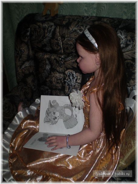 Сияния золота! Праздничное платья для Алианны своими руками