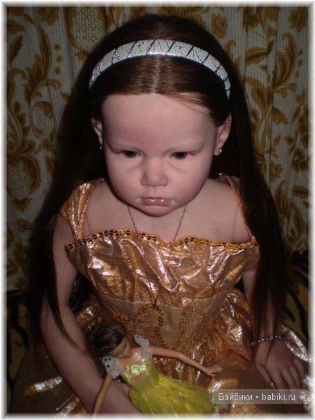 Сияния золота! Праздничное платья для Алианны своими руками