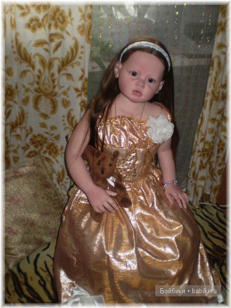 Сияния золота! Праздничное платья для Алианны своими руками (фото 7)