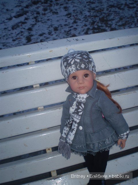 Медина в парке. Кукла Готц