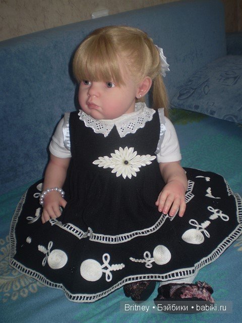 Сарафанчик для малышки реборн Розалии (фото 3)
