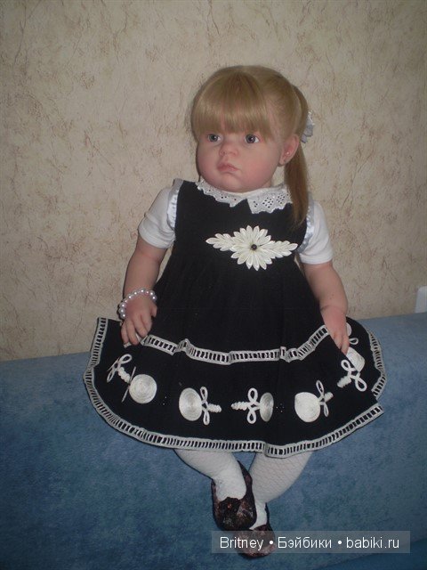 Сарафанчик для малышки реборн Розалии (фото 4)