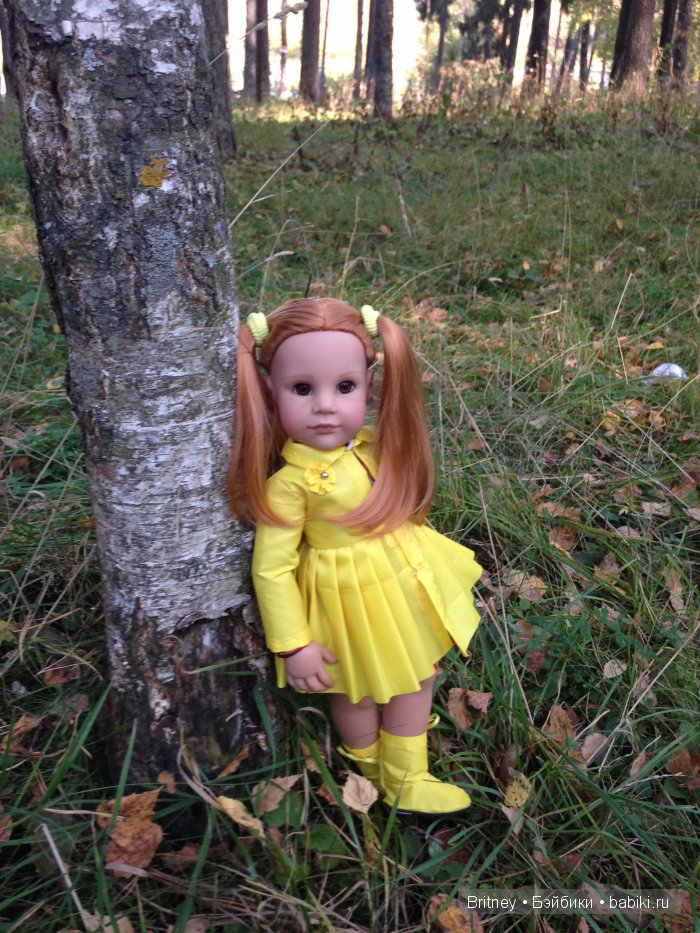 Мединочка, прогулка по парку. Кукла Gotz | Бэйбики Мединочка, прогулка по парку. Кукла Gotz
