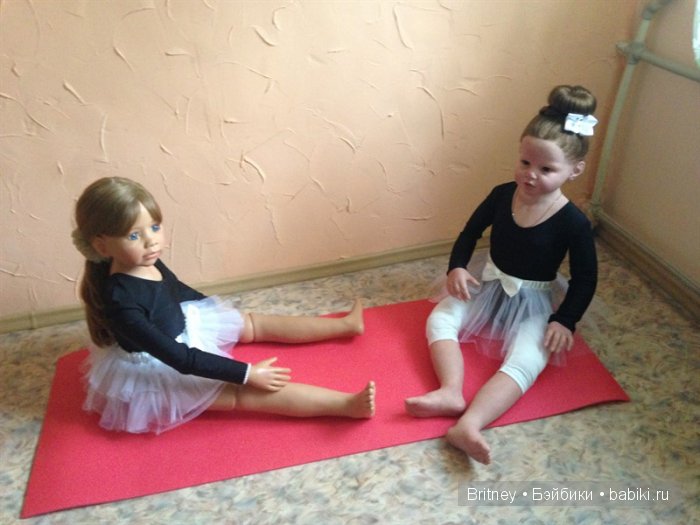 Алианна и Аланна маленькие балеринки