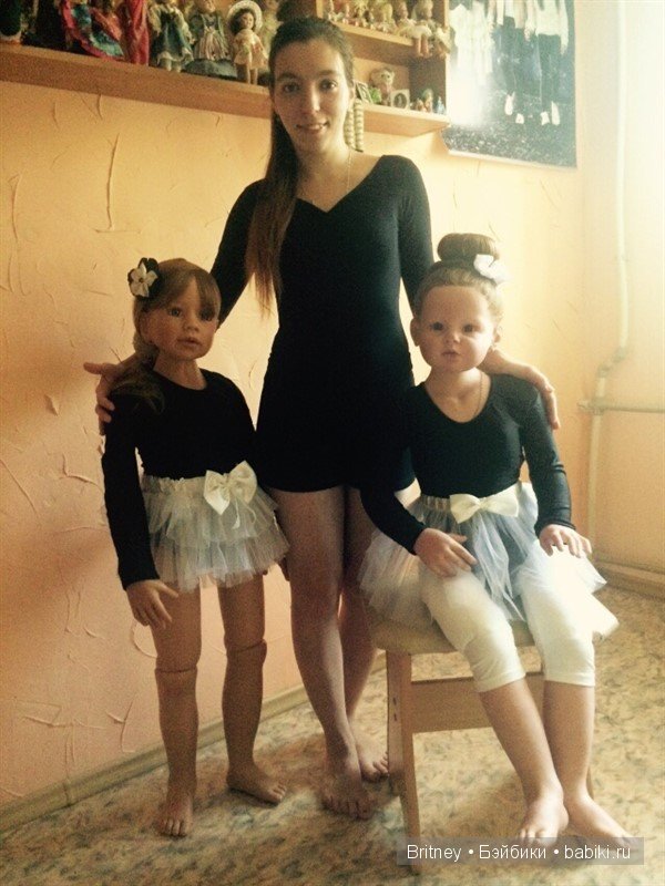 Алианна и Аланна маленькие балеринки