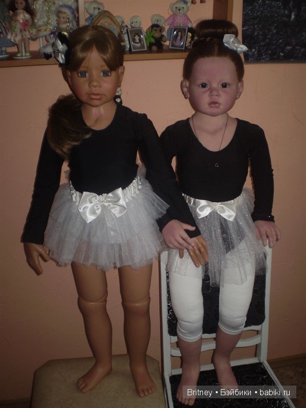 Алианна и Аланна маленькие балеринки