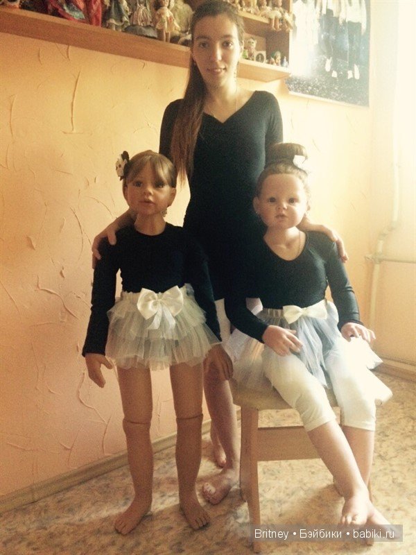 Алианна и Аланна маленькие балеринки