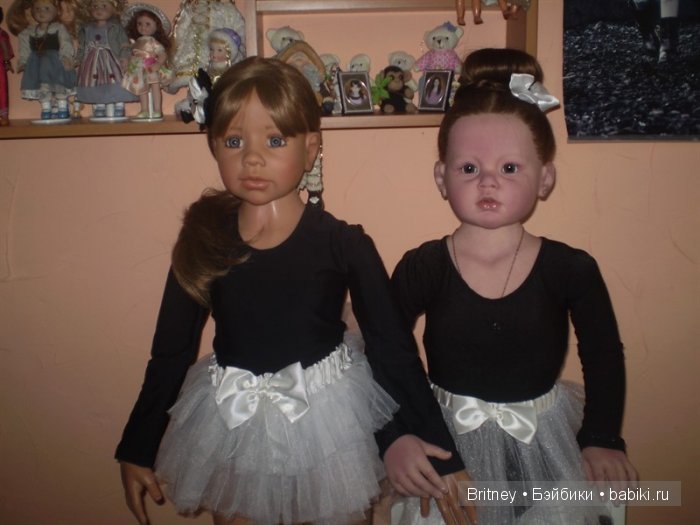 Алианна и Аланна маленькие балеринки