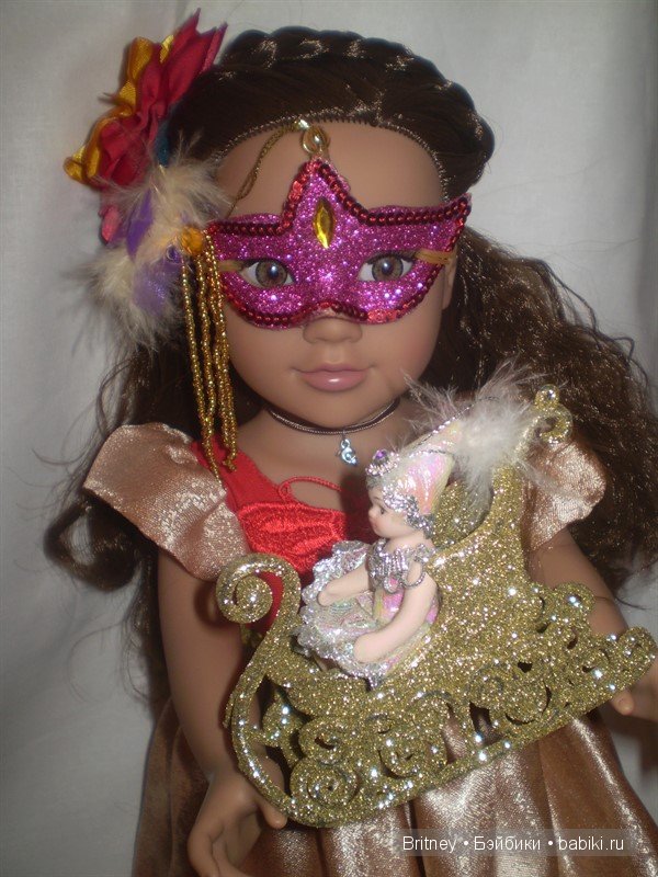 Медина и София Новогодние наряды девочек (фото 8)