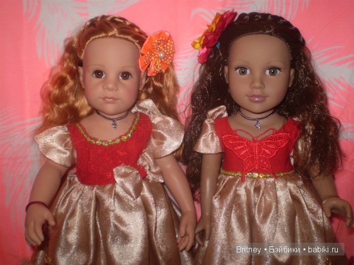 Медина и София Новогодние наряды девочек (фото 10)