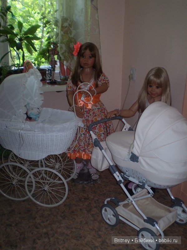 Новая красота, колясочка для кукол