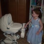 Новая красота, колясочка для кукол