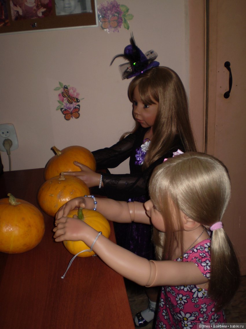 Мои очаровательные ведьмочки Аланна и Алианна, наряд на Хеллоуин