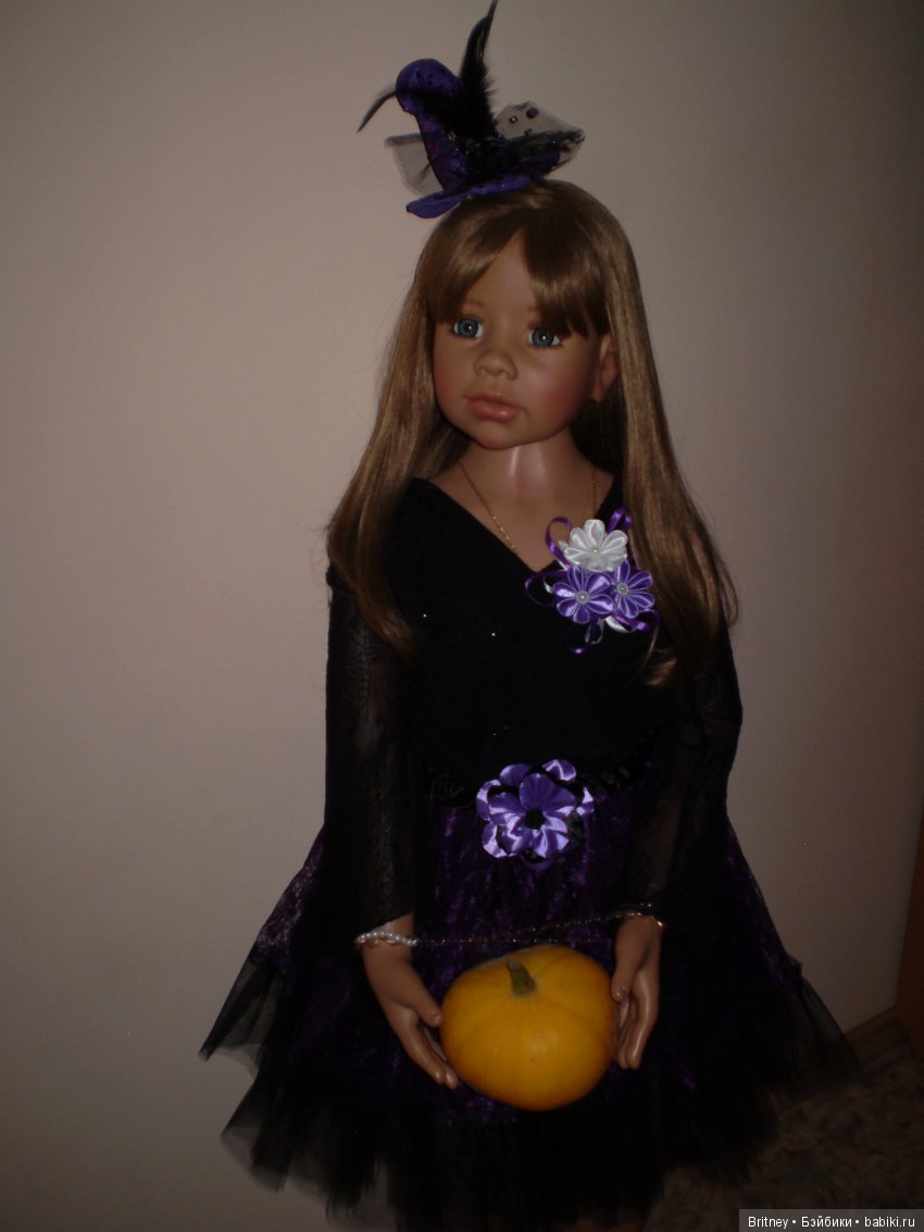 Мои очаровательные ведьмочки Аланна и Алианна, наряд на Хеллоуин