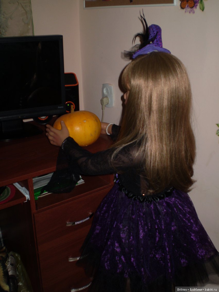 Мои очаровательные ведьмочки Аланна и Алианна, наряд на Хеллоуин