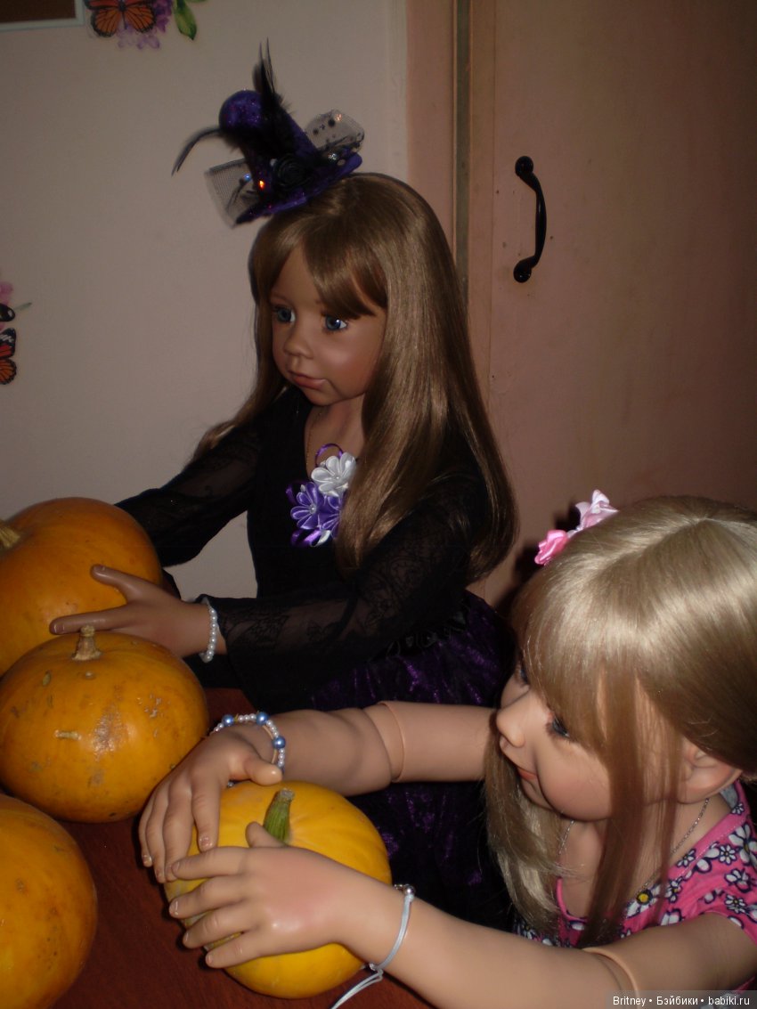 Мои очаровательные ведьмочки Аланна и Алианна, наряд на Хеллоуин