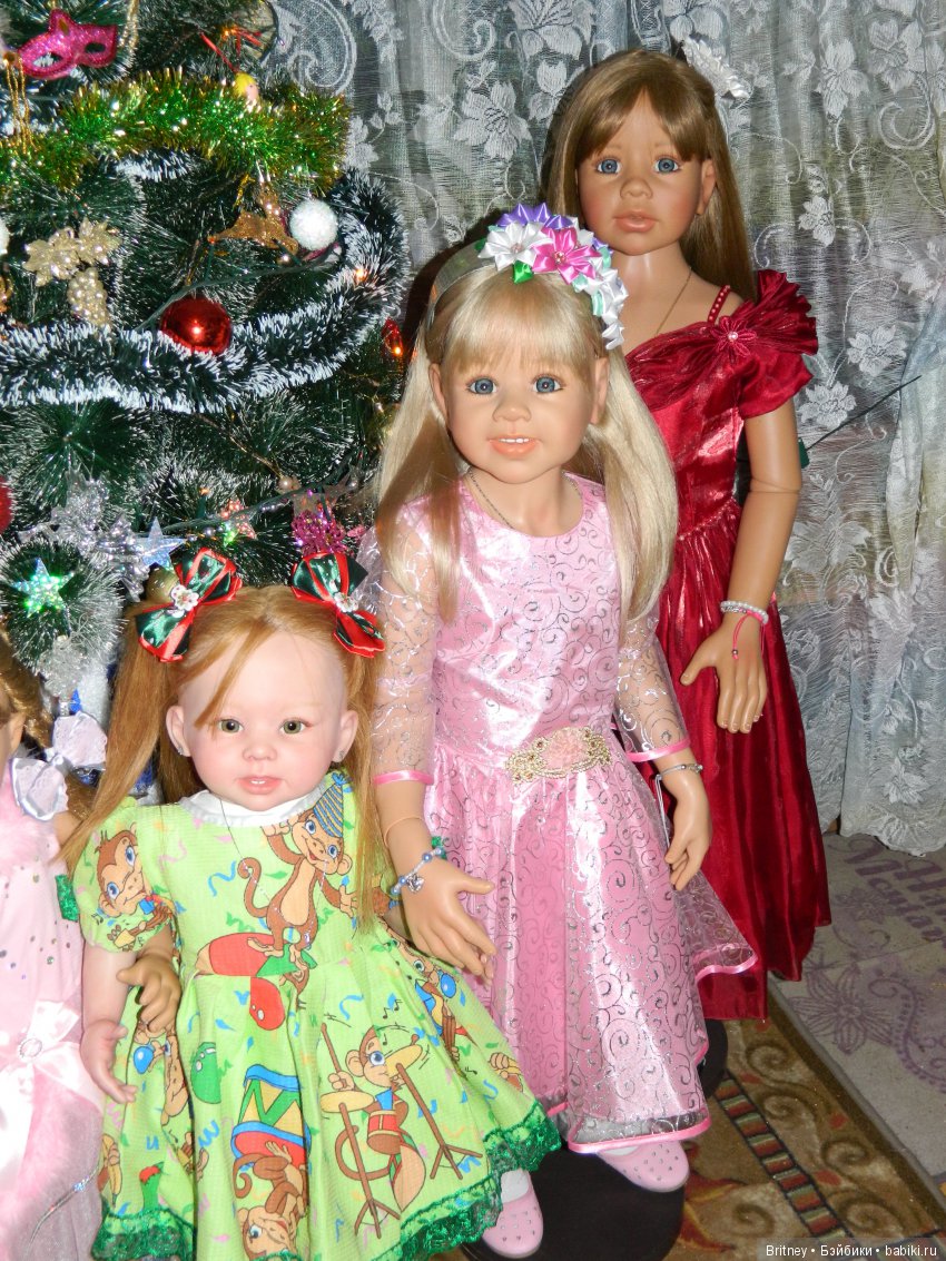 Девчата в Новый Год — Домашние коллекции кукол: фото собраний