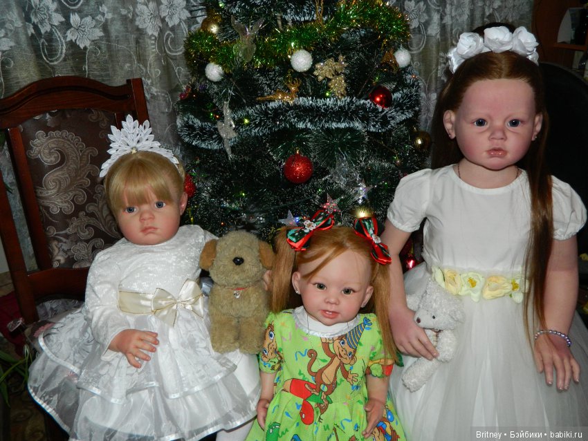 Девчата в Новый Год — Домашние коллекции кукол: фото собраний