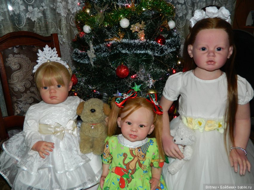 Девчата в Новый Год — Домашние коллекции кукол: фото собраний